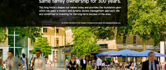 Cadava: work history, project image, fourcommunications, Cadogan