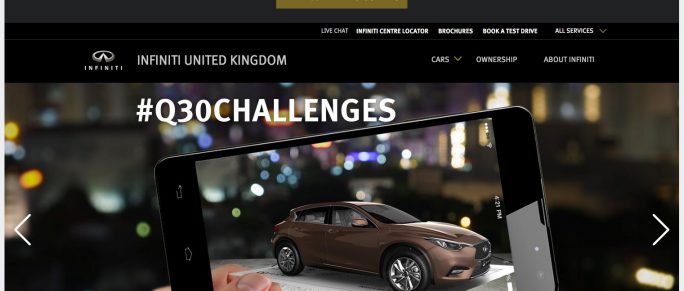 Cadava: work history, project image, TMWUnlimited, Nissan, Infiniti