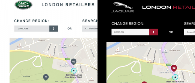 Cadava: work history, project image, TMWUnlimited, Jaguar -- Land Rover