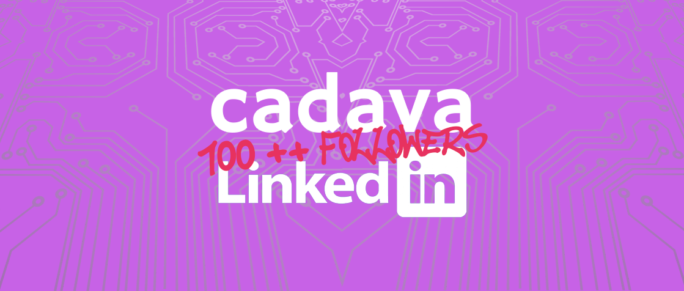 www.cadava.com, cadava reaches 100++ followers on linkedin