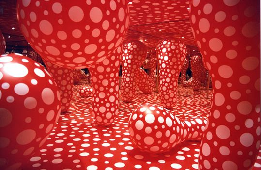 ColinHumphrey: www.colinhumphrey.co.uk, culture, exhibition, london, hayward gallery, paint, installation, yayoi kusama, walking in my mind, 2009